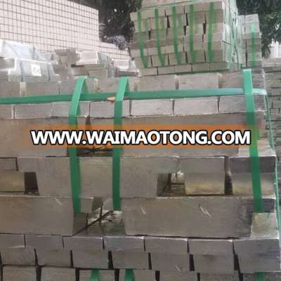 factory supply silver white tin metal ingot